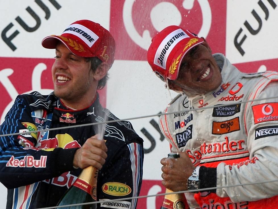 Sebastian Vettel, Lewis Hamilton