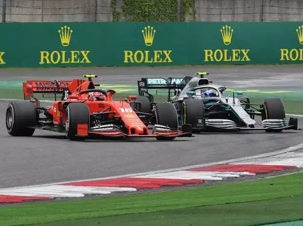 Titel-Bild zur News: Charles Leclerc, Valtteri Bottas