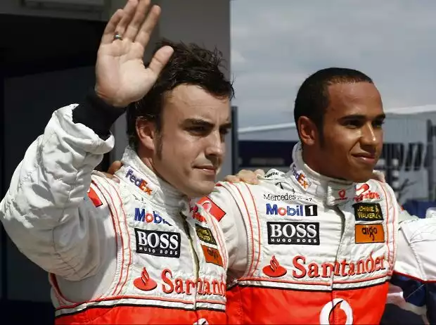 Titel-Bild zur News: Lewis Hamilton, Fernando Alonso