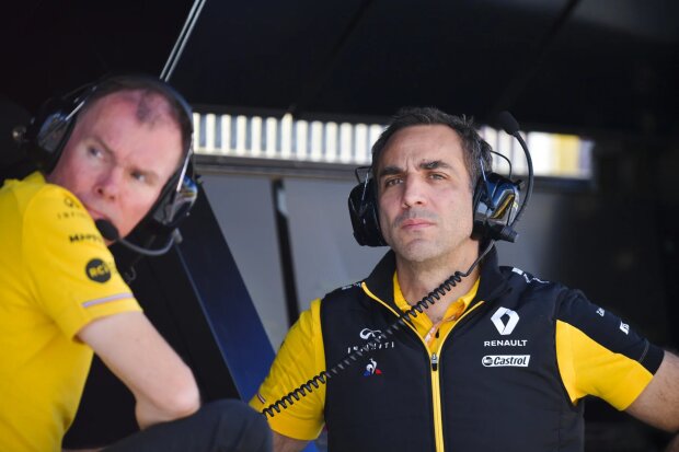 Cyril Abiteboul Renault Renault F1 Team F1 ~Alan Permane und Cyril Abiteboul (Renault) ~ 