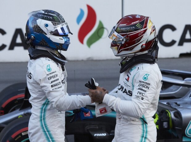 Valtteri Bottas, Lewis Hamilton