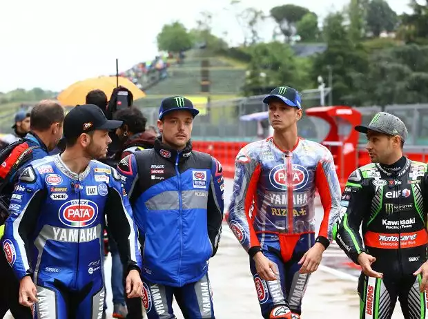 Alex Lowes, Michael van der Mark, Leon Haslam Titel-Bild zur News: Alex Lowes, Michael van der Mark, Leon Haslam