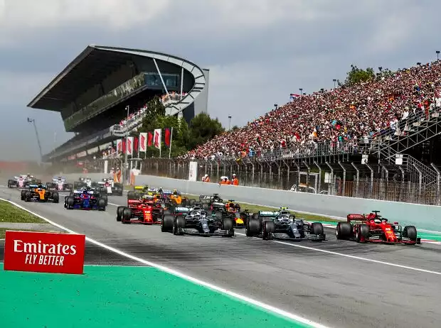 Titel-Bild zur News: Lewis Hamilton, Valtteri Bottas, Sebastian Vettel