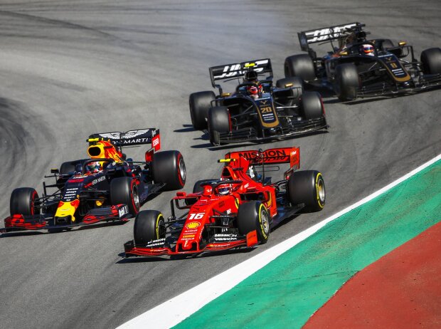 Charles Leclerc, Pierre Gasly, Kevin Magnussen, Romain Grosjean