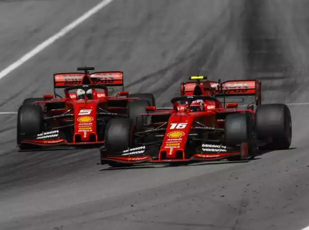 Charles Leclerc, Sebastian Vettel Titel-Bild zur News: Charles Leclerc, Sebastian Vettel