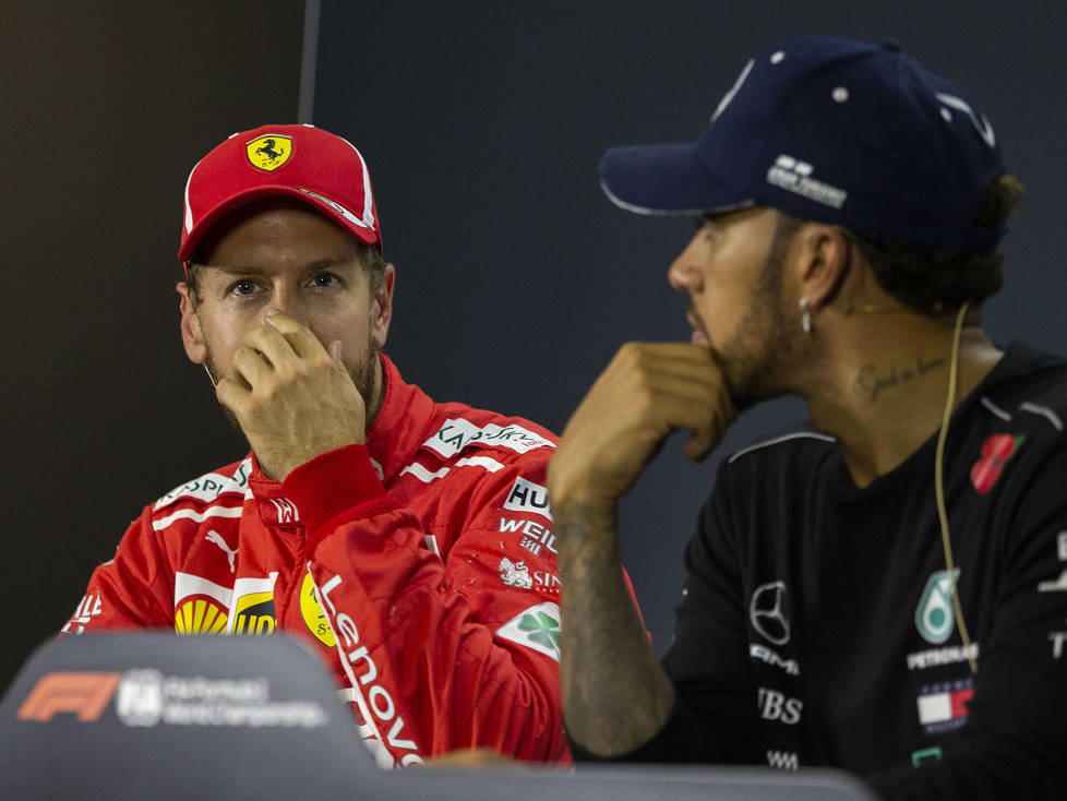 Sebastian Vettel, Lewis Hamilton
