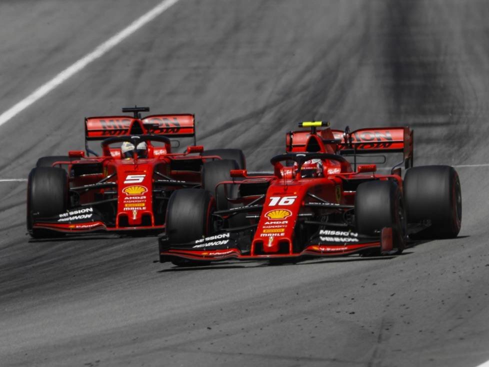 Charles Leclerc, Sebastian Vettel