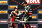 Alvaro Bautista und Jonathan Rea 