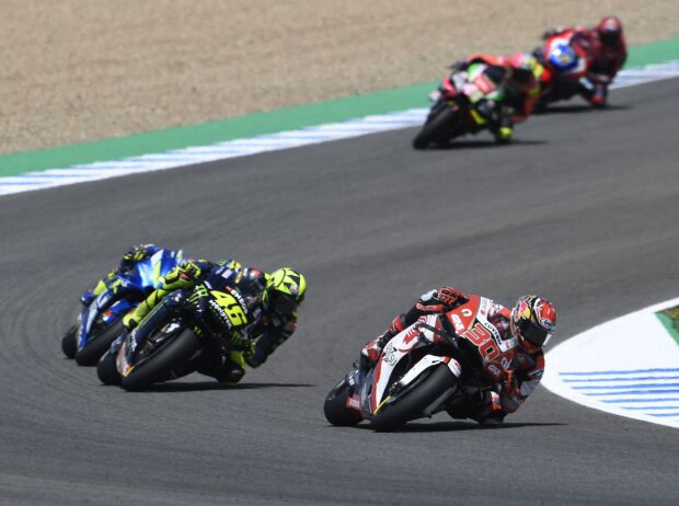Takaaki Nakagami, Valentino Rossi Takaaki Nakagami, Valentino Rossi