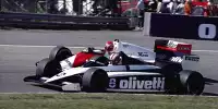 Marc Surer und Niki Lauda in Zandvoort 1985