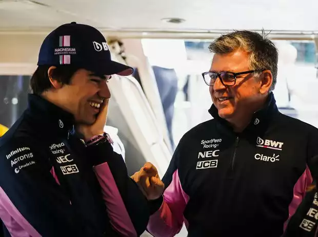 Titel-Bild zur News: Lance Stroll, Otmar Szafnauer