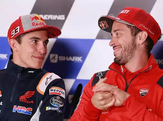 Marc Marquez, Andrea Dovizioso Titel-Bild zur News: Marc Marquez, Andrea Dovizioso