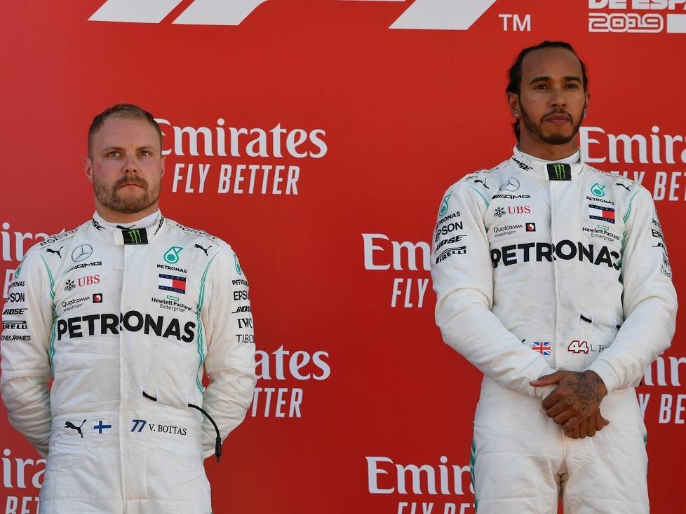 Valtteri Bottas, Lewis Hamilton