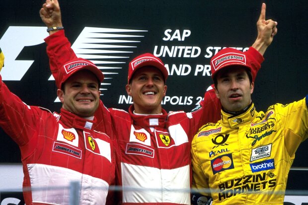 Rubens Barrichello Michael Schumacher Heinz-Harald Frentzen Ferrari Scuderia Ferrari Mission Winnow F1Kolles und Heinz Kolles und Heinz Union Formel-3-Euroserie ~Rubens Barrichello, Michael Schumacher und Heinz-Harald Frentzen ~ 