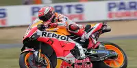 Bild zum Inhalt: MotoGP-Qualifying Le Mans: Marquez trotz Sturz auf Pole, Rossi in Reihe zwei