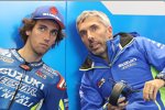 Alex Rins und Jose Manuel Cazeaux (Suzuki)