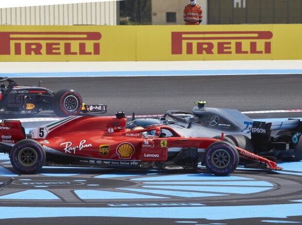 Sebastian Vettel, Valtteri Bottas Sebastian Vettel, Valtteri Bottas