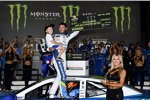 Kyle Larson (Ganassi) mit Sohn Owen