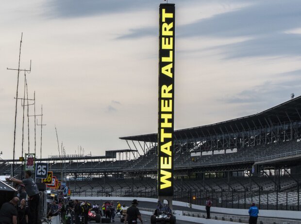 Unwetterwarnung am Indianapolis Motor Speedway