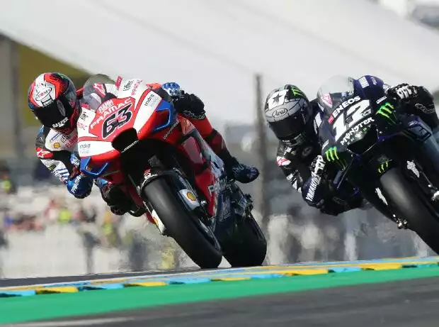 Francesco Bagnaia, Maverick Vinales Titel-Bild zur News: Francesco Bagnaia, Maverick Vinales