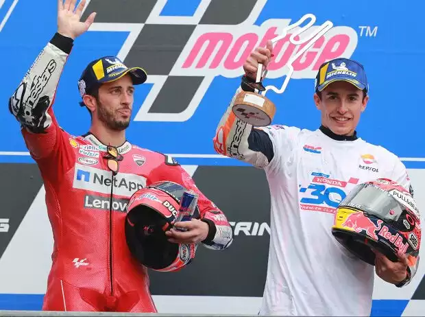Marc Marquez, Andrea Dovizioso Titel-Bild zur News: Marc Marquez, Andrea Dovizioso