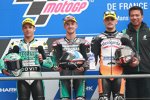 Lorenzo Dalla Porta (Leopard), John McPhee (Petronas Sprinta) und Aron Canet (Max Racing) 