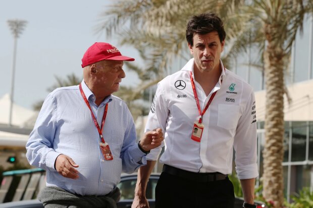 Niki Lauda Toto Wolff  ~Niki Lauda und Toto Wolff ~ 