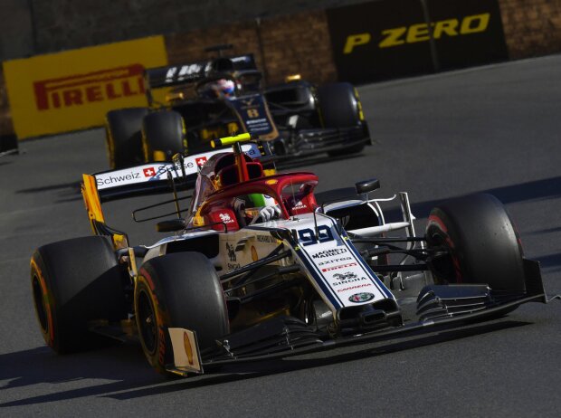 Titel-Bild zur News: Antonio Giovinazzi, Romain Grosjean