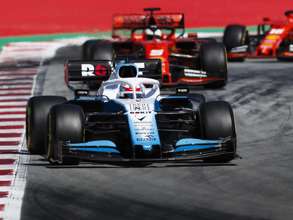 George Russell, Sebastian Vettel, Charles Leclerc
