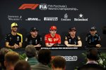 Daniel Ricciardo (Renault), Valtteri Bottas (Mercedes), Charles Leclerc (Ferrari), Max Verstappen (Red Bull) und Robert Kubica (Williams) 