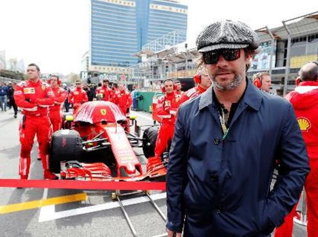 Jay Kay von Jamiroquai beim GP in Baku Jay Kay von Jamiroquai beim GP in Baku