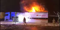 Team Rosberg, Truck, Brand, Feuer