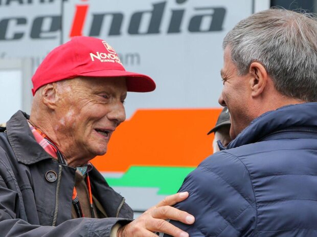 Niki Lauda und Fritz Enzinger Niki Lauda und Fritz Enzinger