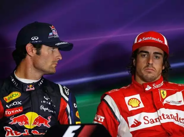 Mark Webber, Fernando Alonso Titel-Bild zur News: Mark Webber, Fernando Alonso