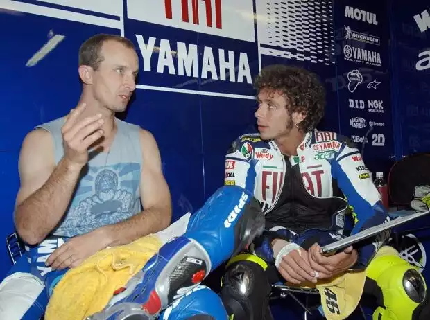 Valentino Rossi, Colin Edwards Titel-Bild zur News: Valentino Rossi, Colin Edwards