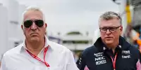 Lawrence Stroll und Otmar Szafnauer
