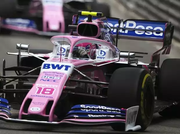 Lance Stroll, Sergio Perez Titel-Bild zur News: Lance Stroll, Sergio Perez