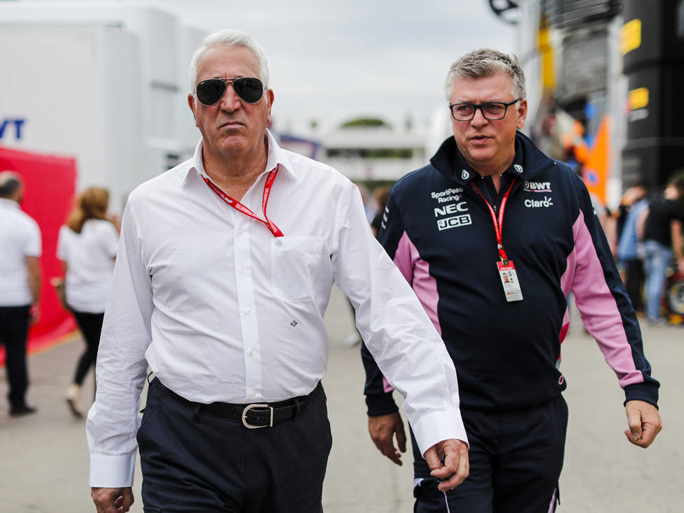Lawrence Stroll und Otmar Szafnauer