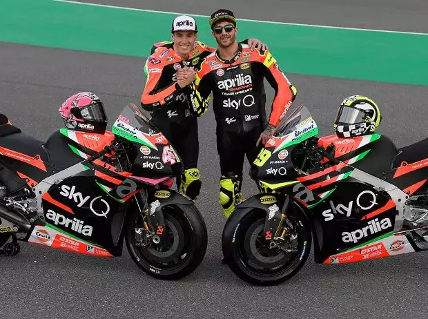 Titel-Bild zur News: Aleix Espargaro, Andrea Iannone