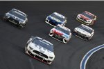 Brad Keselowski (Penske), Kevin Harvick (Stewart-Haas) und Kyle Busch (Gibbs)