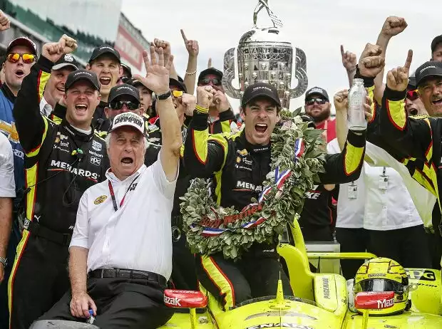 Simon Pagenaud, Roger Penske Titel-Bild zur News: Simon Pagenaud, Roger Penske