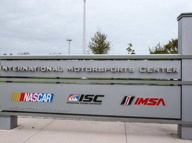 Logos: NASCAR, ISC, IMSA