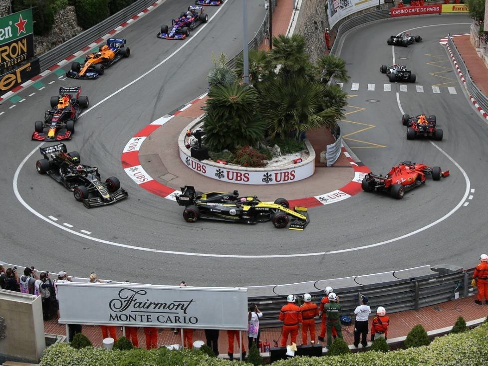Max Verstappen, Sebastian Vettel, Daniel Ricciardo, Kevin Magnussen, Pierre Gasly, Carlos Sainz