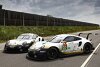 Bild zum Inhalt: WM-Feier und Retro-Design: Porsche in Le Mans mit Speziallackierung