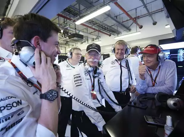 Titel-Bild zur News: Toto Wolff, Niki Lauda