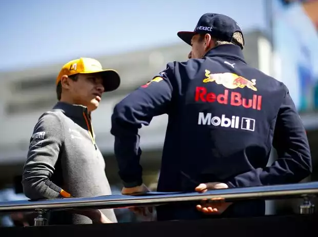 Lando Norris, Max Verstappen Titel-Bild zur News: Lando Norris, Max Verstappen
