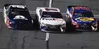 Three-Wide-Racing beim All-Star-Race 2019: Alex Bowman, Denny Hamlin, Martin Truex Jr.