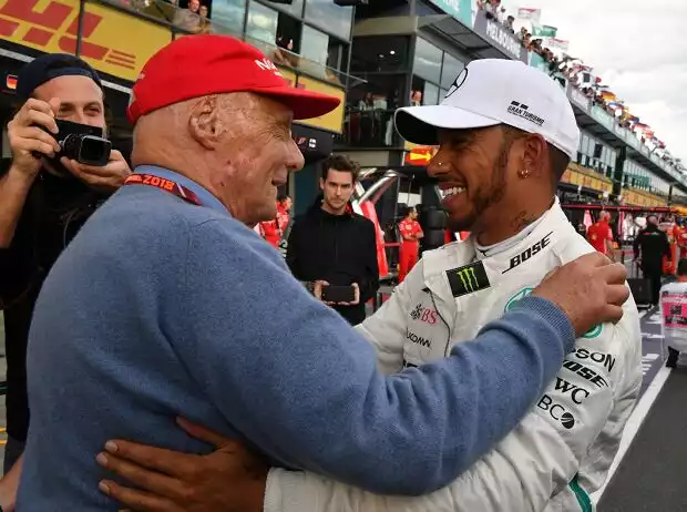 Lewis Hamilton, Niki Lauda Titel-Bild zur News: Lewis Hamilton, Niki Lauda