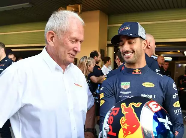 Titel-Bild zur News: Helmut Marko, Daniel Ricciardo