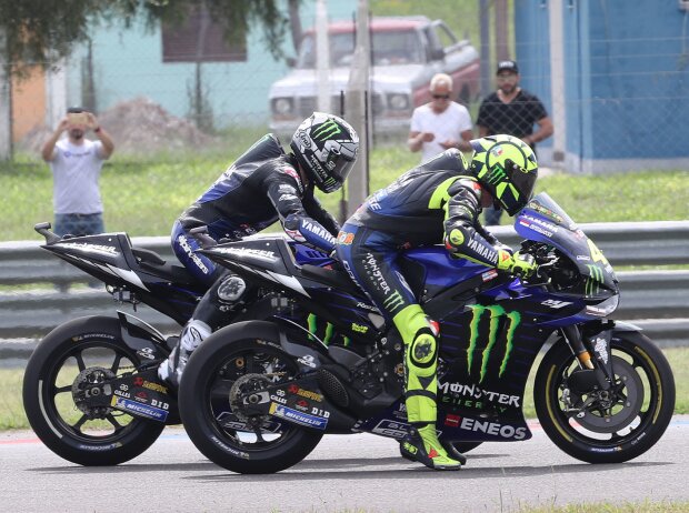 Maverick Vinales, Valentino Rossi